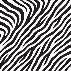 Fototapeta premium Abstract zebra stroke texture graphic vector illusration
