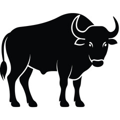buffalo vector icon