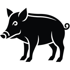 boar vector icon