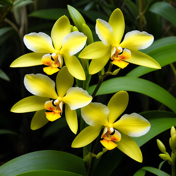Beautiful wild flower orchid,Dendrobium pulchellum ,Rare species of wild orchids