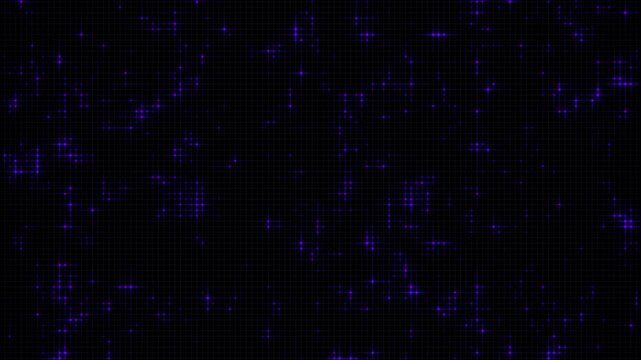Pixel Grid Pulse Abstract Data Visualization in Motion Loop
