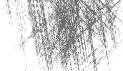 Grunge scratched noise distressed. Vector illustration. Concrete wall Rough Scratch & Splatter Grunge Texture – Faded Black & White Overlay for Posters,  vector design on transparent background.