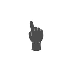 Pointing Finger Vector Illustration – Isolated Hand Icon
