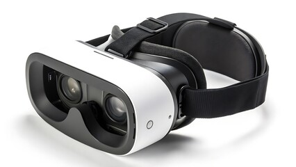 Fototapeta premium Modern virtual reality headset with adjustable straps