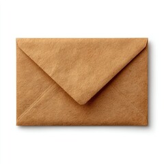 Brown Envelope on White