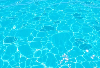 Obraz premium Shimmering turquoise water surface, rippling gently, summer, smooth