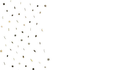 Twinkling Christmas Trail: Exquisite 3D Illustration of Falling Festive Starry Traces