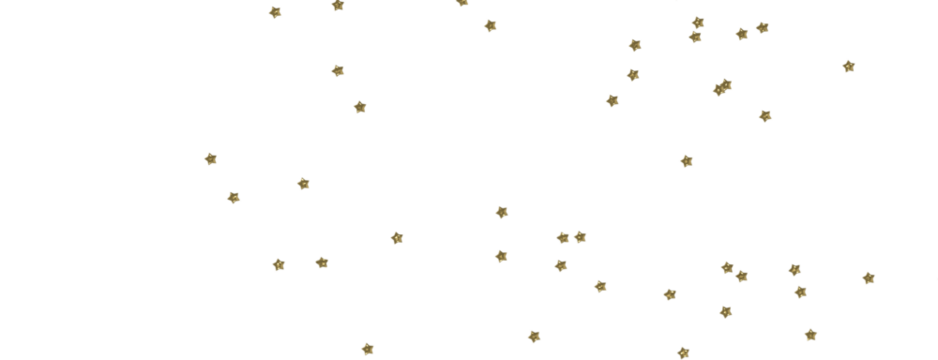 Twinkling Christmas Trail: Exquisite 3D Illustration of Falling Festive Starry Traces