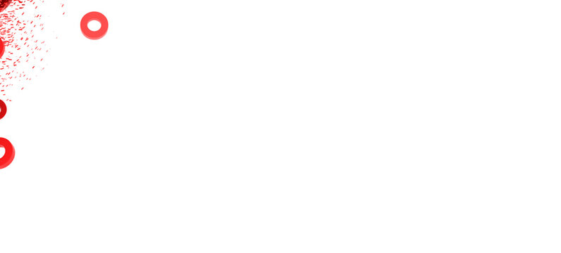 Abstract background with red circles and particles. Perfect for presentations or websites.