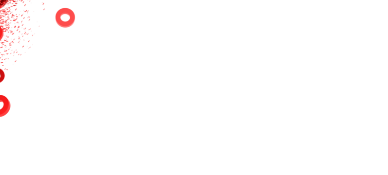 Abstract background with red circles and particles. Perfect for presentations or websites. - Powered by Adobe