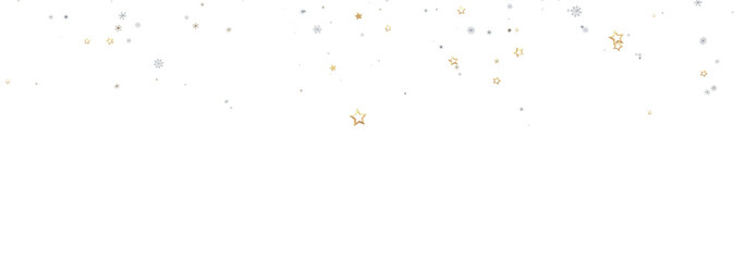 Fototapeta premium Sparkling background with gold and silver stars. Perfect for holidays, celebrations, and festive designs.