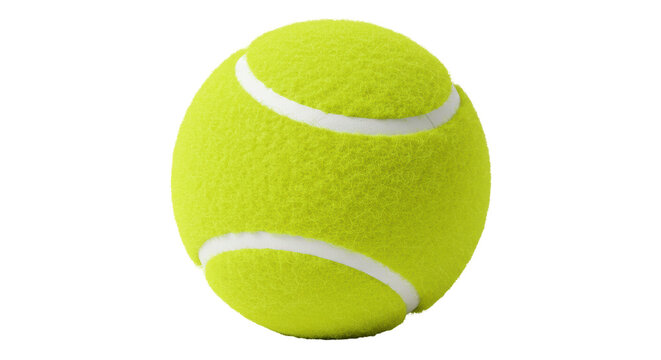 Isolated Tennis Ball