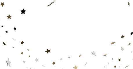 Falling Stars Confetti Background