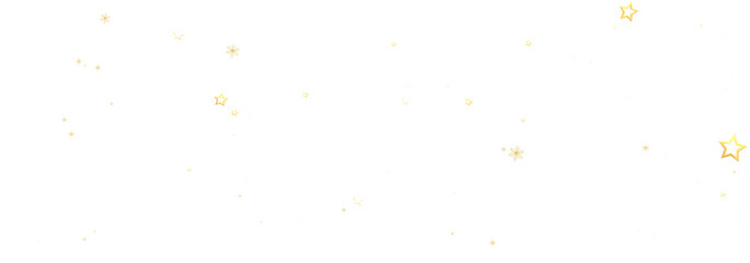 Beautiful golden stars on white background. Perfect for festive designs.