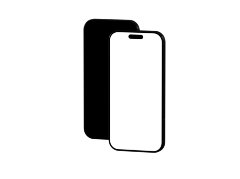 High-quality mockup of a smartphone with a screen protector. Ideal for showcasing your app or design.