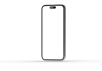 Clean and simple smartphone mockup. Perfect for app presentations and website designs.