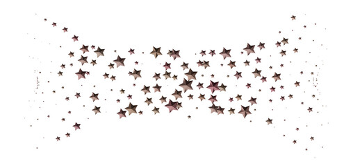 Beautiful image of many stars falling on white background. Perfect for backgrounds, websites, and more!