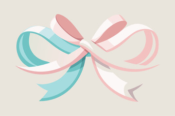 pink ribbon bow