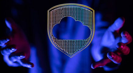 Cloud security, data protection, cybersecurity, digital safety, network security, cloud storage,...
