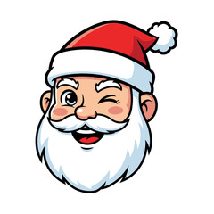 Smiling Santa Claus.vector eps 10
