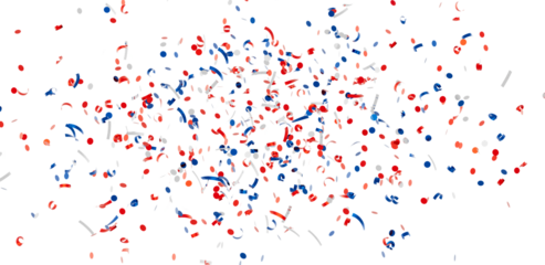 Falling confetti. Festive backdrop for celebrations, parties, events, and holidays. Ideal for announcements, promotions, and more.