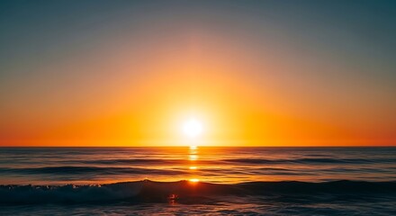 Obraz premium sunset over the sea