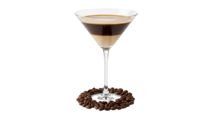 Isolated Coffee Cocktail