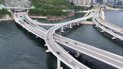 Iconic Tseung Kwan O Cross Bay Bridge May 24 2025