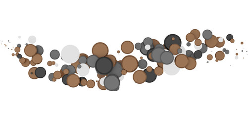 silver confetti explosion festive background