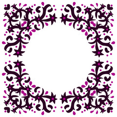 floral frame for your design