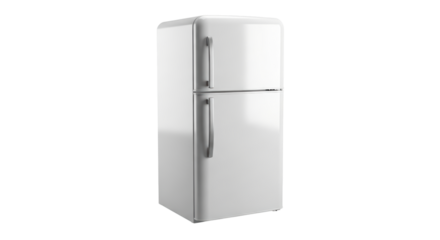 Isolated Retro Refrigerator