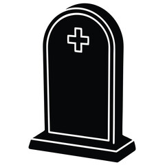 Fototapeta premium gravestone vector icon