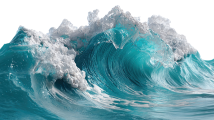 Ocean's Majestic Crest: A mesmerizing image of a powerful ocean wave, captured in striking detail, showcasing the raw force and captivating beauty of the sea.