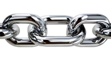 Obraz premium Interlinked Metallic: An artful macro photograph showcases an assortment of robust, shining metal links, symbolizing the sturdy interconnection, synergy, and unwavering power of unity.