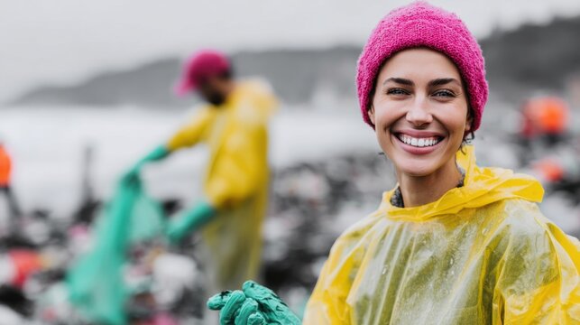 Volunteers participate in beach cleanup event to protect local environment