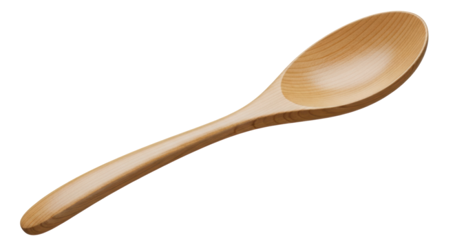 Isolated Wooden Spoon
