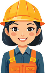 Female Construction Worker Portrait
