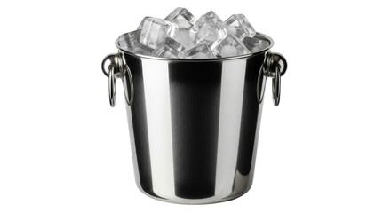 Isolated Ice Bucket