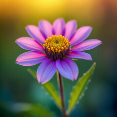 Vibrant flowers against a bright background creating a cheerful and fresh botanical close up