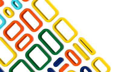 Low poly triangle posters, modern concept - Divider 3d