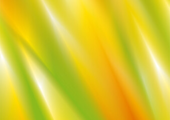 End of summer orange green smooth blurred abstract background. Vector design