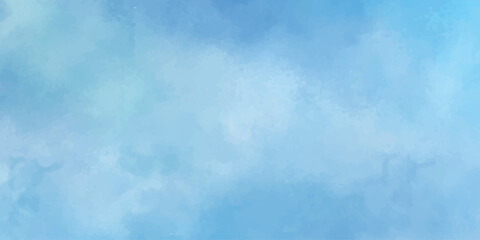 Fluffy white clouds drift across a clear blue sky, a perfect background for a bright, sunlit day. Transparent PNG available. Panorama of blue sky and White cloud nature background. Soft sunset light. 