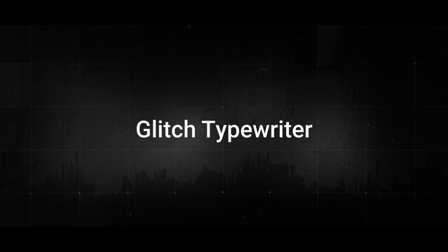 Glitch Typewriter 2