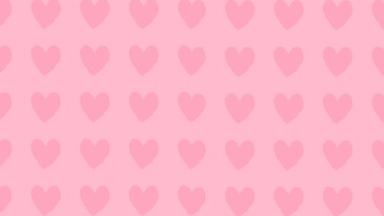 Pink heart love desktop wallpaper