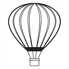Obraz premium air balloon vector art illustration