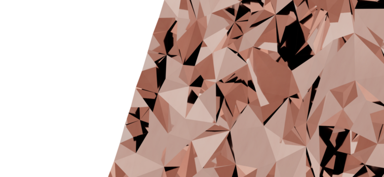 Modern abstract rose gold background with geometric shapes. Ideal for website banners, presentations, and social media. High-resolution texture.