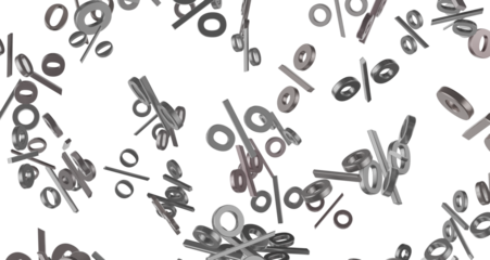 Blurred sale background. 3d transparent PNG