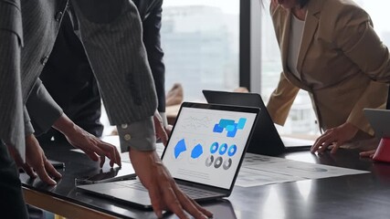 Group of business people meeting in an office - Powered by Adobe