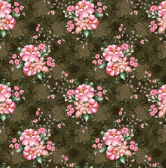 A beautiful Digital 3d Flower design handmade artwork with Design for fashion ,fabric, textile, wallpaper, cover, web  and all prints