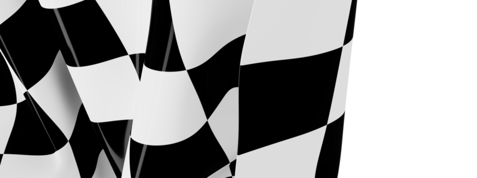High-quality image of a checkered racing flag, perfect for sports and competition themes. Download now!